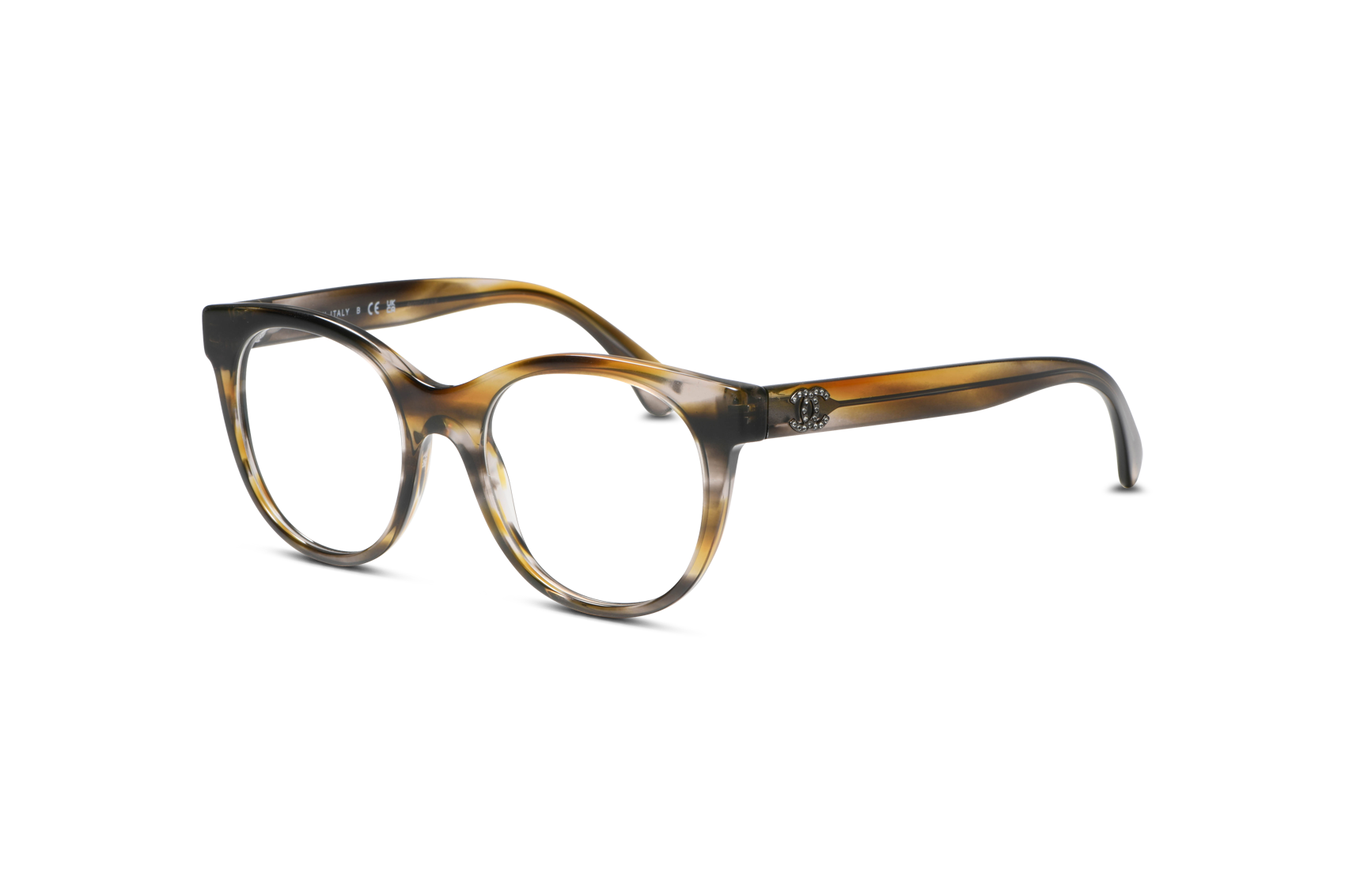 CHANEL Eyeglasses: Butterfly Eyeglasses, acetate & glass